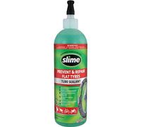Slime 10026 Produit Anti-crevaison pour Vélo, Prévention et Réparation, Convient à Tous les Vélos, Non Toxique, Écologique, Flacon de 473 ml