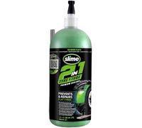 Slime 10194-51 Produit Anti-crevaison Premium 2-en-1 Prévention et Réparation, Convient à tous les Pneus et Chambres à air Hors-route, Non toxique, Écologique, 910ml (32oz), Vert