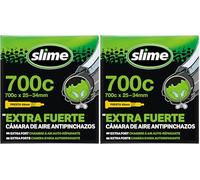 Slime 30062 Chambre à Air de Vélo avec Produit Anti-crevaison Slime, Auto-réparation, Prévention et Réparation, Valve Presta, 28/32-622 mm (700 x 28/32c)