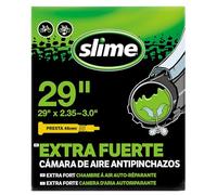 Slime 30101 Chambre à air de vélo avec joint d'étanchéité anti-crevaison Slime auto-scellant, prévient et réparation, valve Presta, 29 x 6 - 7,6 cm