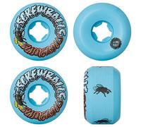 Slime Balls Boules de vitesse à visser pour roues de skateboard Bleu 56 mm