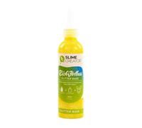 Slime Creator - Base pailletée - Jaune riche | Bouteille facile à verser de 180 ml | Sûr et testé pour la fabrication de slime