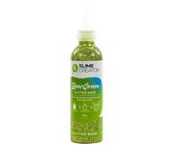 Slime Creator - Base pailletée - Vert citron | Bouteille facile à verser de 180 ml | Sûr et testé pour la fabrication de slime