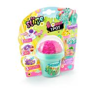 Canal Toys – So Slime Flower 1 pot – Colorie et personnalise avec décorations et charms – Dès 6 ans