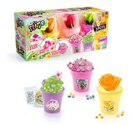 Canal Toys – So Slime Slime Flower 3 pots – Colore ta création, personnalise avec déco & charms – 6+