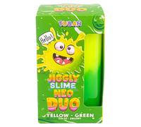 Slime jiggly neo duo ? jaune et vert 430g multicolor TU