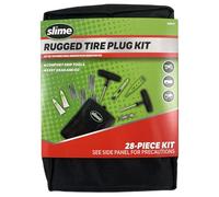 Slime Kit de bouchons de pneu robuste 20504 - Réparation rapide et facile pour crevaison de pneu plat, idéal pour VTT, brouettes, tondeuses à gazon et autres pneus tout-terrain sans chambre à air, kit