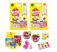 SLIME MART Sachet (Pack de 2 Tartes aux Fruits) de ZURU, Jouet composé de Slime, activités manuelles pour Enfant et Adulte