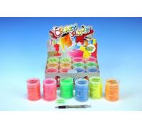 Slime - néon 80g 8x5,5cm 6 couleurs 12pcs
