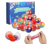 Slime Set, 24 Pièces Fluffy Slime Party Cadeaux pour Enfants, Propre Non Collant, Soulagement du Stress Slime Set pour Garçons et Filles, Cadeau Créatif pour Enfants Fête