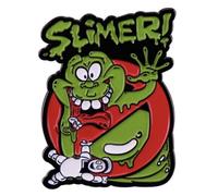 Slimer Stay Puft Marshmallow Man Doll Ghostbusters Ghost Busters No Ghosts Logo Symbole Sign Classic Comédie Movie Badge à épingle en émail 3,6 cm, 1.4 Inches, Émail, émail