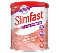 SlimFast Poudre de milkshake saveur fraise d'été 438 g