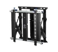 B-TECH Ultra-Slim BT8312 - Support - pour mur vidéo - verrouillable - noir - Taille d'écran : 42"-70" - montable sur mur Noir G