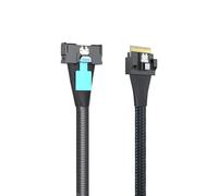 SlimSAS SFF-8654 to MCIO SFF-TA-1016 8i Cable, Mini Cool Edge IO, Straight, PCIe4.0, 85-ohm, 0,75-m
