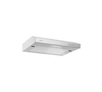 Klarstein SlimVent Hotte Aspirante, 60 cm Hotte de Cuisine Gain de Place, 178 m³/h, Énergie A+, Silencieuse 52 dB, LED, Filtre à Charbon, à Tiroir, Argent