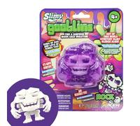 Slimy Gooblins - Ghost Slime Monster - 100 g de slime original super extensible - Avec squelettes effrayants amusants à découvrir et à collectionner - Jouet à pétrir (3 ans) - Couleur : violet