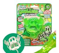 SLIMY Gooblins Slime Slimy Slime Monstre, 100 g, super extensible, avec squelettes effrayants amusants à découvrir et à collectionner, jouet à pétrir (3 ans), couleur : vert