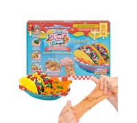 Slimy Street Foodz Crush Tacooz, Slime et Pâte à modeler Kit créatif, jeu de pâtisserie à mélanger, façonner et décorer, pour enfants