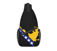 Sling Backpack Osnian Flag Map Travel Randonnée Daypack Pattern Rope Crossbody Shoulder Bag