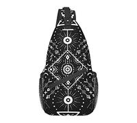 Sling Bag Mystery Boho Magic Moon Randonnée Daypack Bandoulière Épaule Sac À Dos Voyage Poitrine Pack pour Hommes Femmes