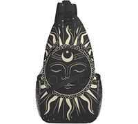 Sling Bag Sun Boho Tarot Randonnée Daypack Bandoulière Épaule Sac À Dos Voyage Poitrine Pack pour Hommes Femmes