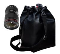 Sling Camera Bag - Camera Bag Professional | Waterproof Leather Bags with Adjustable Strap | Large Capacity Crosssbody Cameras Carrier for Most Cameras, Elegant Shoulder Tote for Photographer