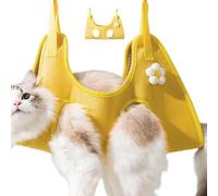 Sling de toilettage pour chat - Hamac suspendu - Hamac à griffes pour chat - Harnais de toilettage pour chat - Confortable - Sac de récupération pour le toilettage des ongles