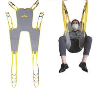 Sling Patient Lifter Harnais Complet Du Corps Malade Lève-Personne Médical Ascenseur Sangle Transfert Médicale Ceinture Avec Support Quatre Points Sling,Ehpad Ceinture De Transfert Handicapés M