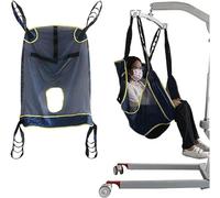 Sling Patient Lifter, Harnais Complet Maille Élingue De Toilette Lève Malade Personne Pour Les Soins Infirmiers Aidants Naturels Personnes Âgées