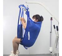 Sling Patient Lifter, harnais de levage universel en maille avec ouverture pour la chaise percée, harnais de douche à jambes divisées, ceinture de transfert médical pour les personnes âgées, les handi