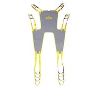 Sling Patient Lifter Support for la tête et le dos - Jambes séparées - Ouverture for chaise percée - 6 sangles - Aides à la rééducation(Large)