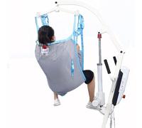 Sling Patient Lifter, unité de salle de bain en maille, lève-personne, harnais de jambe fendue pour le transfert du lit au fauteuil roulant, à la chaise longue, à la chaise de douche ou au support de