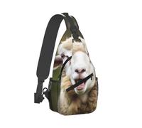 Sling Sac Poitrine Langue De Mouton Drôle Et Coquine, Animal Mignon Bandoulière Sac Épaule Bandoulière Sacoche Homme Bandouliere Classique Sac D'Epaule, Pour Business, Scolaire, Camping