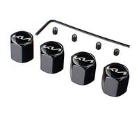 SLINGDA 4 pièces Bouchons Anti-poussière de Valve de Pneu de Voiture pour KIA Rio Soul K2 K3 K4 K5 K7 KX3 KX5 KX7 Cerato Forte Ceed Sportage Automobile Alliage Pneu Hexagonal Bouchon Anti-poussière