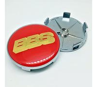SLINGDA 4 pièces pour BBS 68 mm Capuchon Central de Roue de Voiture avec Logo Capuchon de moyeu Remplacement poussière Jantes Couverture Auto Style
