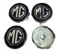 SLINGDA 4 pièces pour MG 60mm Capuchon Central de Roue de Voiture avec Logo Capuchon de moyeu Remplacement poussière Jantes Couverture Auto Style