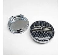 SLINGDA 4 pièces pour OZ Racing O.Z 59 mm Capuchon Central de Roue de Voiture avec Logo Capuchon de moyeu Remplacement poussière Jantes Couverture Auto Style
