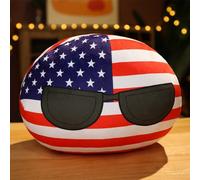 SLINGDA Country Ball Plushies Plush Ball Poland Ball Plush USA France Canada UK Germany Japan China Short Plush Country Plush Gift Pendant Toys and Games - 30 Cm (12 in)