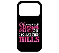 Slinging Pills to Pay Bills Drôle Pharmacie Tech Pharmacien Coque pour iPhone 17 Pro