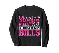 Slinging Pills to Pay Bills Drôle Pharmacie Tech Pharmacien Sweatshirt