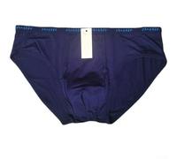 Slip à couture minimale pour homme avec profil taille mi-haute et poche bombée fonctionnelle pour réduire les frottements et l'accumulation de chaleur (taille L, bleu foncé)