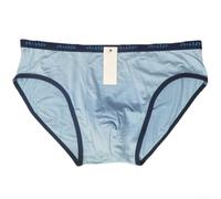 Slip à couture minimale pour homme avec profil taille mi-haute et poche bombée fonctionnelle pour réduire les frottements et l'accumulation de chaleur (bleu clair)