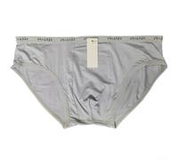 Slip à couture minimale pour homme avec profil taille moyenne et poche bombée fonctionnelle pour réduire les frottements et l'accumulation de chaleur (taille L, gris clair)