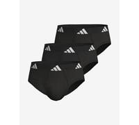 adidas Herren Unterwäsche Slip 3er Pack-Brief (3pk) -Active Flex Cotton sous-vêtement, Noir 4am001, S (Lot de 3) Hommes