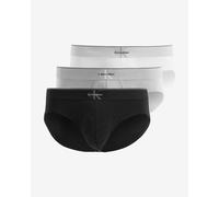 Slip Calvin Klein Graphic Monogram Cotton Stretch noir gris blanc (3 unités) - M