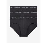 Calvin Klein Slips Lot de 3 Homme Coton-Élasthanne, Noir (Black W Black Wb), S