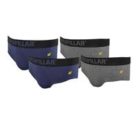 Slip Caterpillar Homme (Paquet de 4) - Coton Extensible (Multicolore, M)