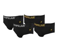 Slip Caterpillar Homme (Paquet de 4) - Coton Extensible (Noir, M)