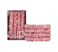 Slip - Pure Silk Skinny Scrunchies - Élastiques à cheveux en soie rose 4 St.