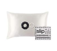 Slip - pure silk queen gift set with lace trim - charm - Housses de coussin en soie 3 St.